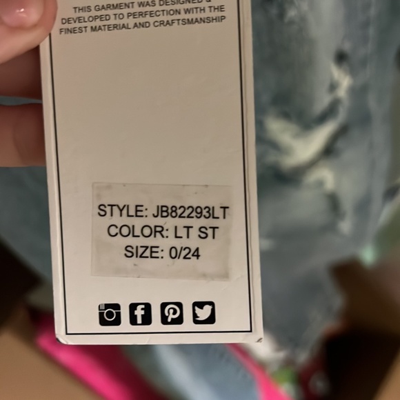 Judy blue high waisted skinny fit size 0 jeans - Picture 7 of 7